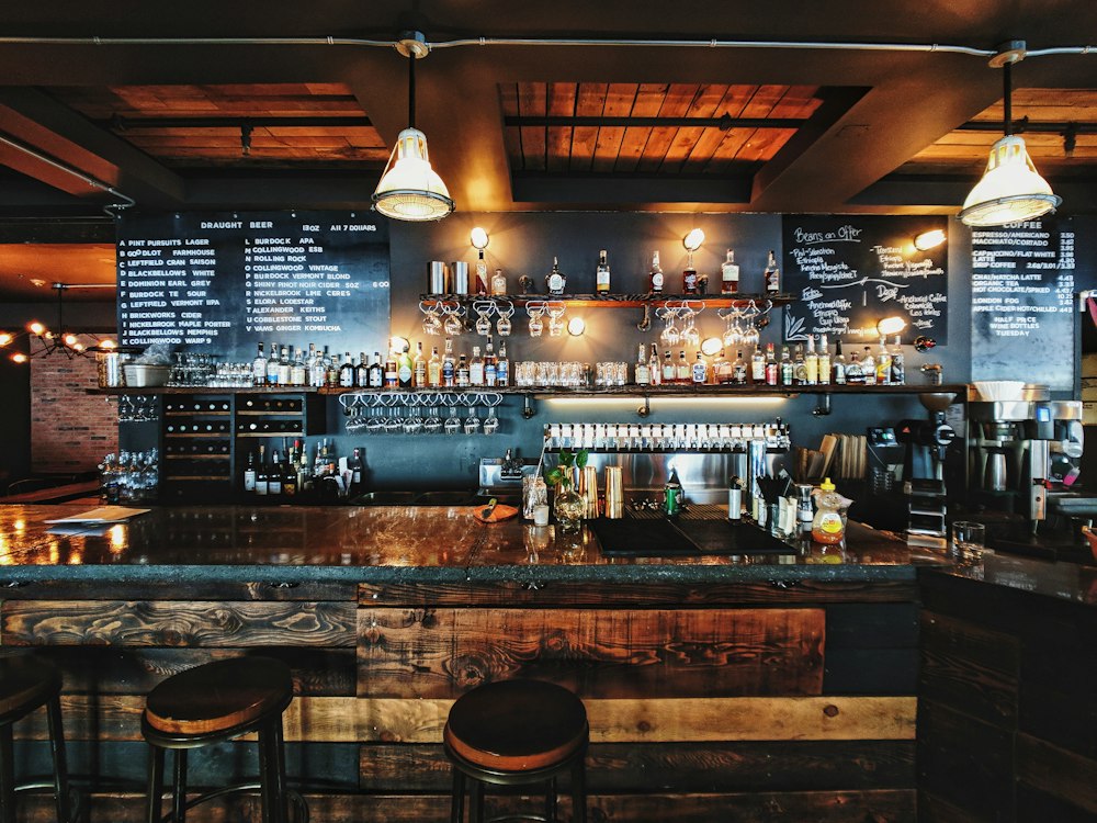 Columbus Taps bar interior with guests