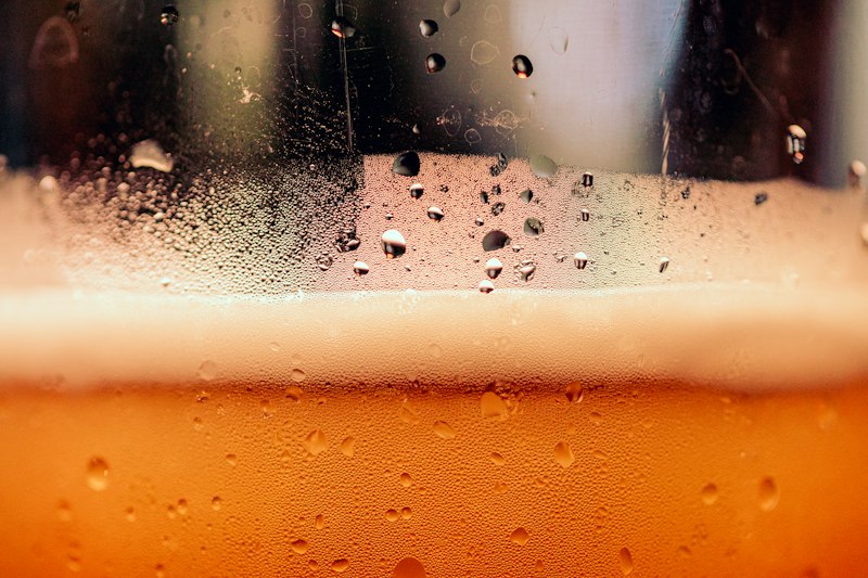 Bar taps close up